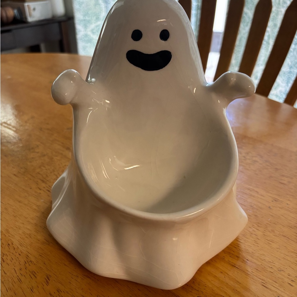 Joann Ceramic Ghost Candy Bowl